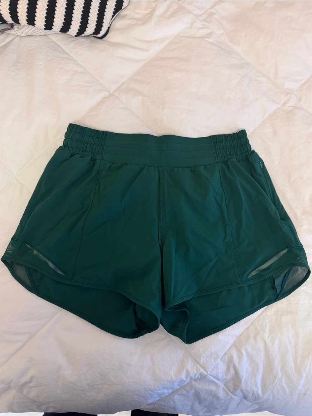 lululemon athletica Deep Green Running Shorts